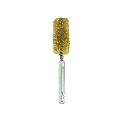 Hex Shank by ProTool 5/8 Brass Wire Brush for Power Drill Impact Driver 